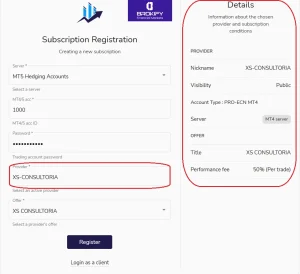 ثبت‌نام در کپی ترید CAPITALXTEND