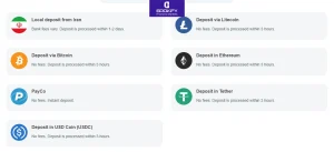 واریز و برداشت instaforex