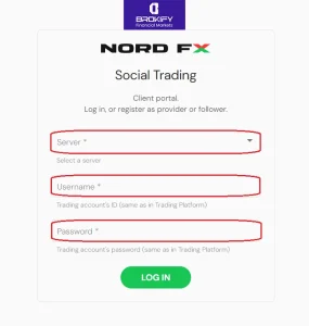 سوشال تریدینگ بروکر نورد اف ایکس