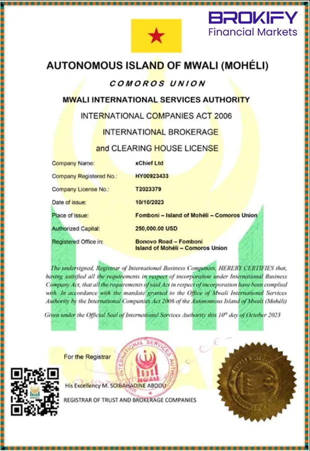 مجوز MISA ایکس چیف