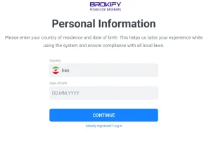 ثبت نام در بروکر لایت فایننس