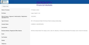 لایسنس FSC-Mauritius وی تی مارکتس