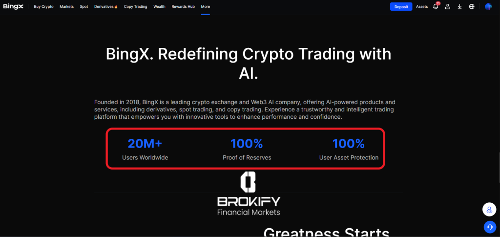 بینگ ایکس - تعداد کاربران