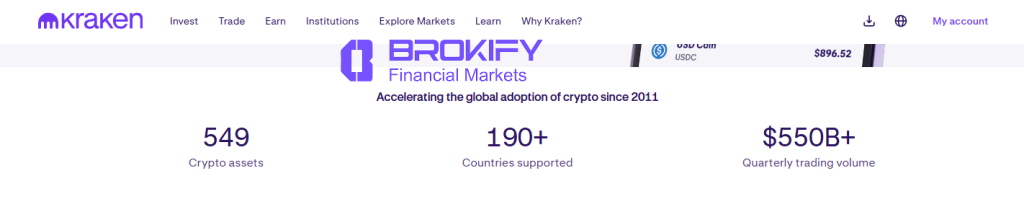 کراکن - پشتیبانی بیش از 190 کشور