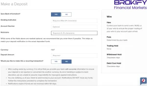 واریز به بروکر Zacks Trade