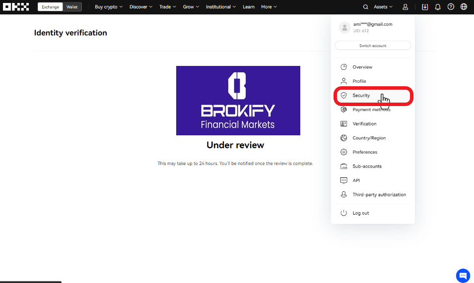 اوکی ایکس - فعال کردن کد دو عاملی (google authenticator) 1