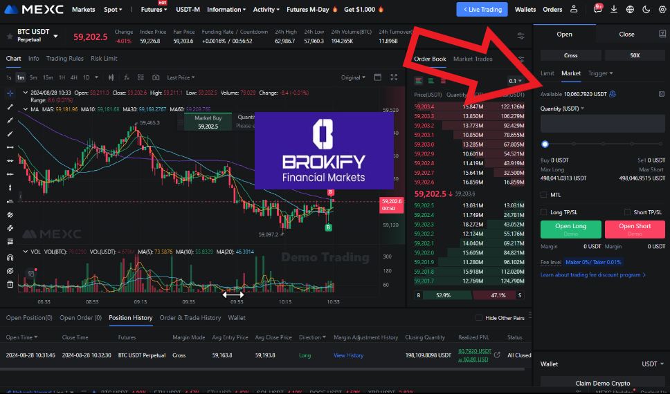 مکسی - دمو تریدینگ 4