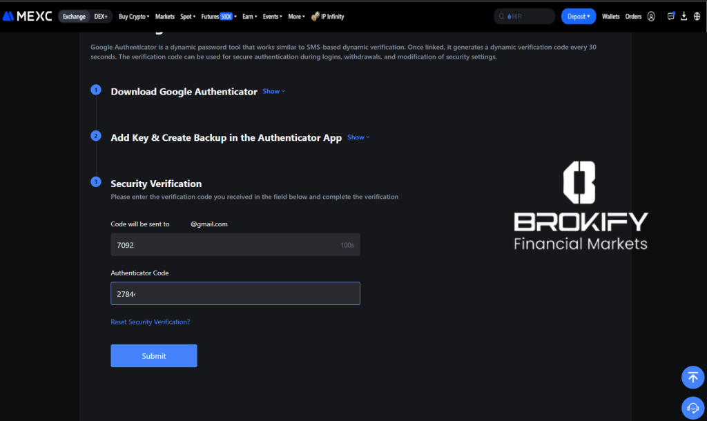 مکسی - فعال سازی کد دو عاملی 3