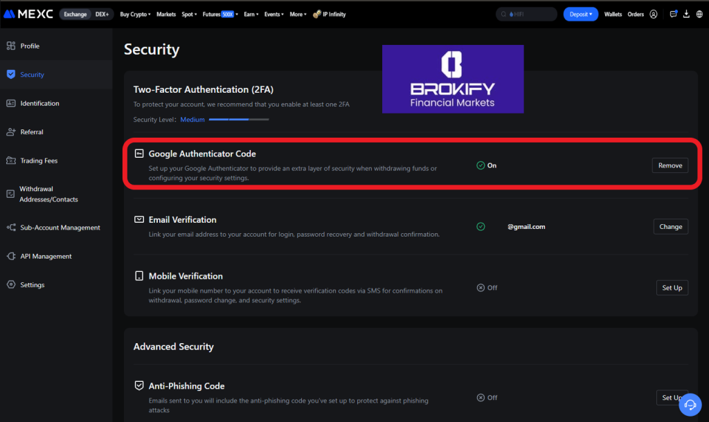مکسی - فعال سازی کد دو عاملی 4