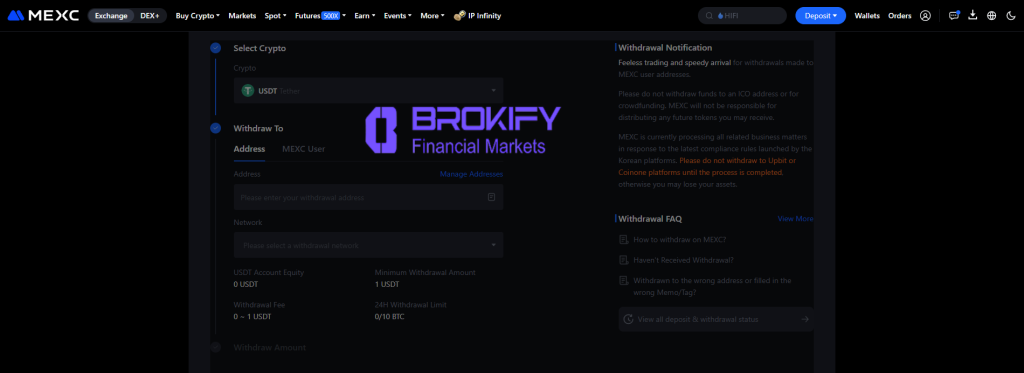 مکسی - برداشت از حساب