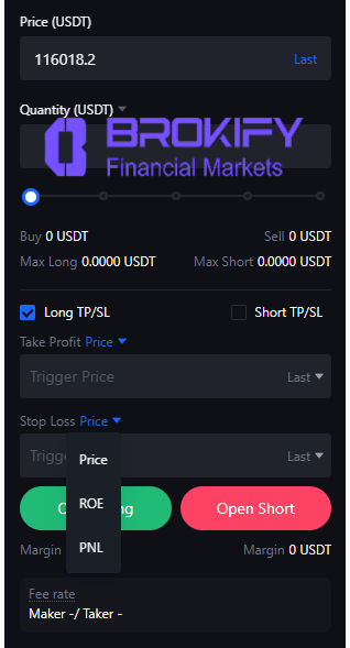 مکسی - حد سود و حد ضرر