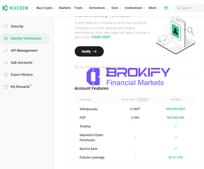 کوکوین - سقف برداشت پس از احراز هویت