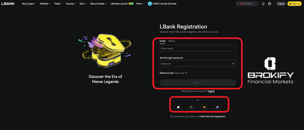 ال بانک - ثبت نام 2