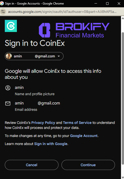 کوینکس - ثبت نام 4