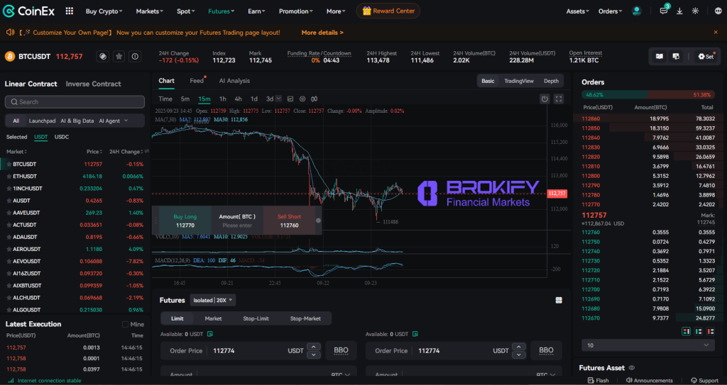 کوینکس - معاملات فیوچرز 2