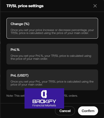 اوکی ایکس - گذاشتن حد سود و حد ضرر (TP/SL) 2