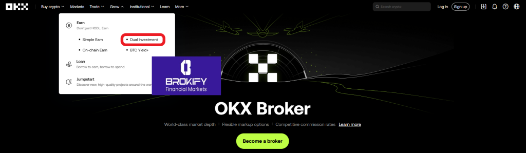 اوکی ایکس - سرمایه گذاری دوگانه (Dual Investment) 1