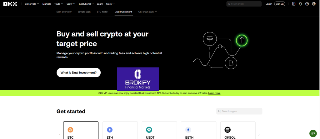 اوکی ایکس - سرمایه گذاری دوگانه (Dual Investment) 2