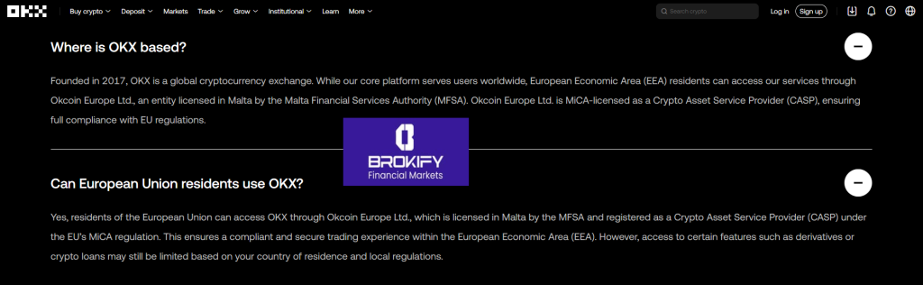 اوکی ایکس - لایسنس ها و رگوله های دیگر