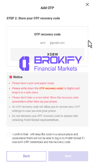پروبیت - فعال کردن کد دو عاملی (google authenticator) 3