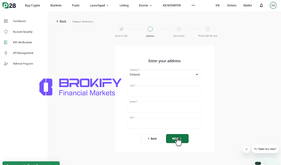 پی تو بی - نحوه احراز هویت 4