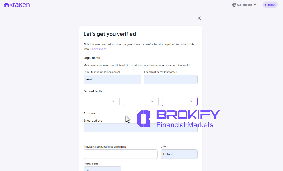 کراکن - نحوه انجام احراز هویت 1