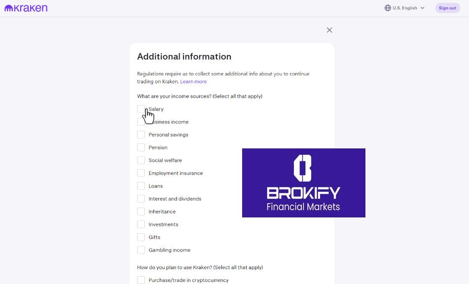 کراکن - نحوه انجام احراز هویت 3