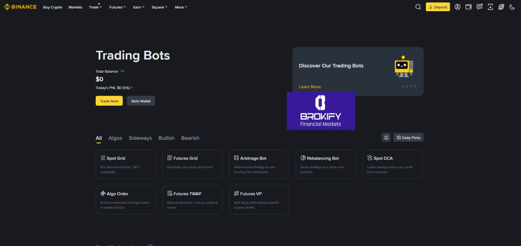 بایننس - ربات معامله گر