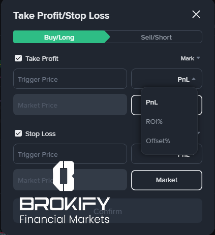 بایننس - گذاشتن حد سود و حد ضرر (TP/SL)
