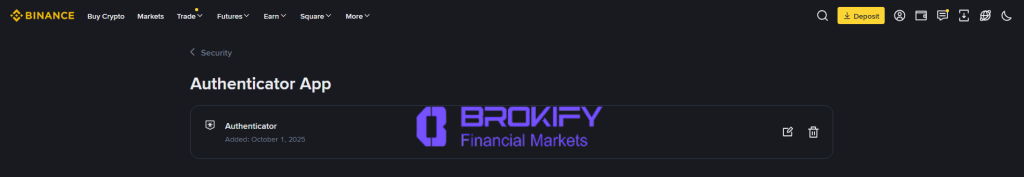 بایننس - فعال کردن کد دو عاملی (google authenticator) 5