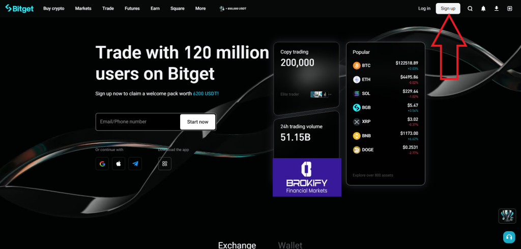 بیت گت - نحوه ثبت نام 1