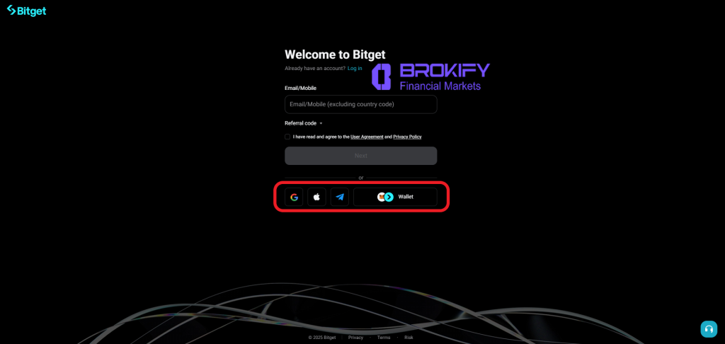 بیت گت - نحوه ثبت نام 2