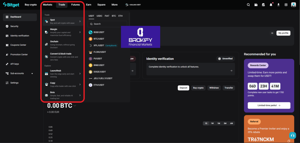بیت گت - معاملات اسپات 1