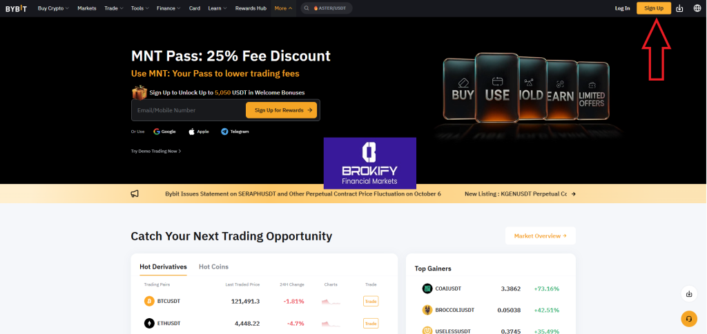 بای بیت - نحوه ثبت نام 1