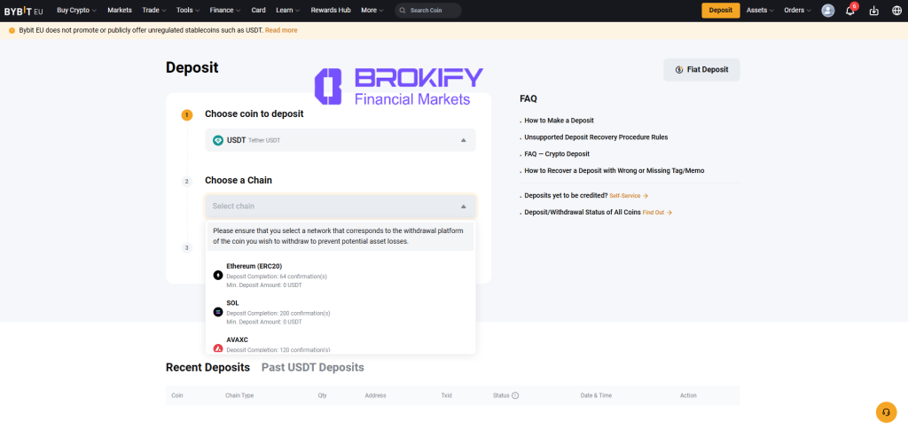 بای بیت - نحوه واریز به حساب