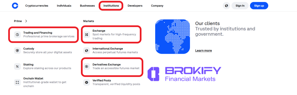 کوین بیس - نحوه انتخاب معاملات اسپات یا فیوچرز