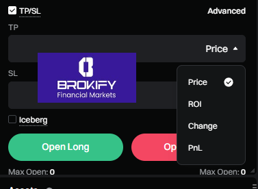 گیت - حد سود و حد ضرر (TP/SL)
