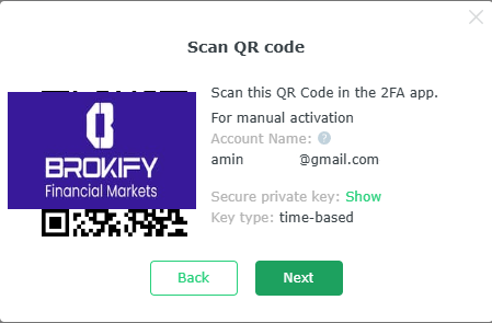 چنجلی پرو - فعال کردن کد دو عاملی (google authenticator) 3