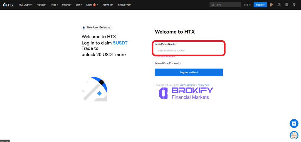 هیوبی گلوبال - نحوه ثبت نام 6