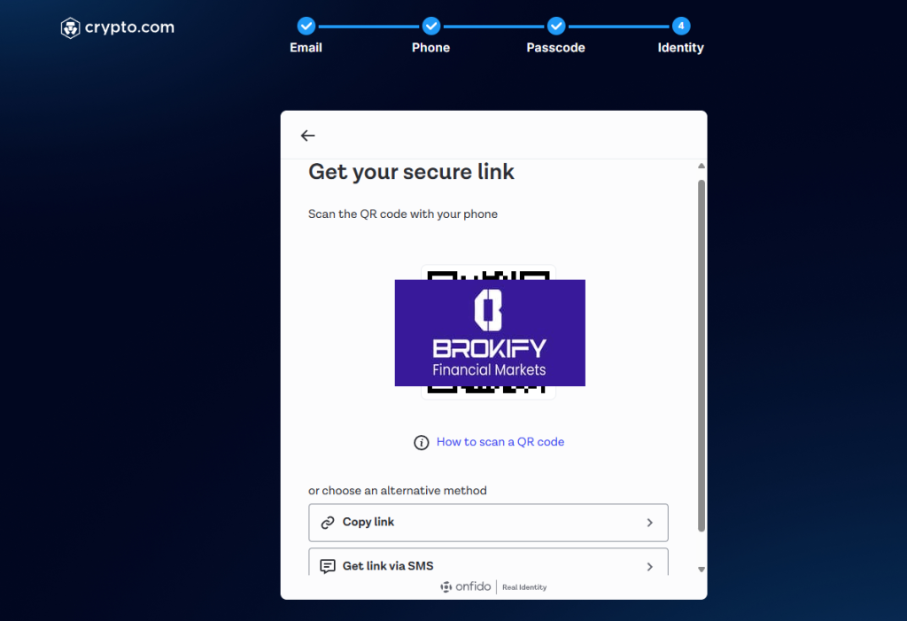 کریپتو دات کام - نحوه احراز هویت 15