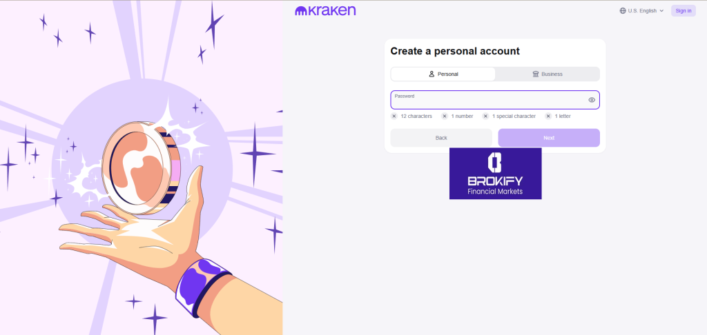 کراکن - نحوه ثبت نام 3