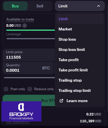 کراکن - ابزار معامله گری در معاملات اسپات و فیوچرز (انواع معاملات)