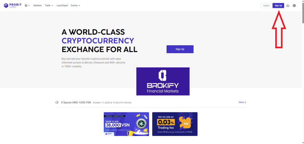 پروبیت - نحوه ثبت نام 1