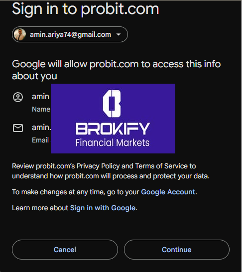 پروبیت - نحوه ثبت نام 4