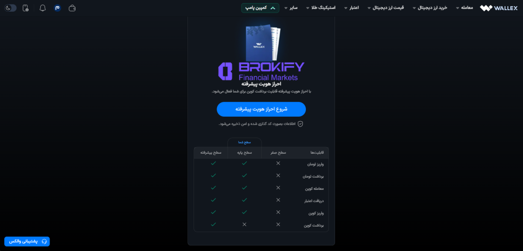 والکس - نحوه احراز هویت 2