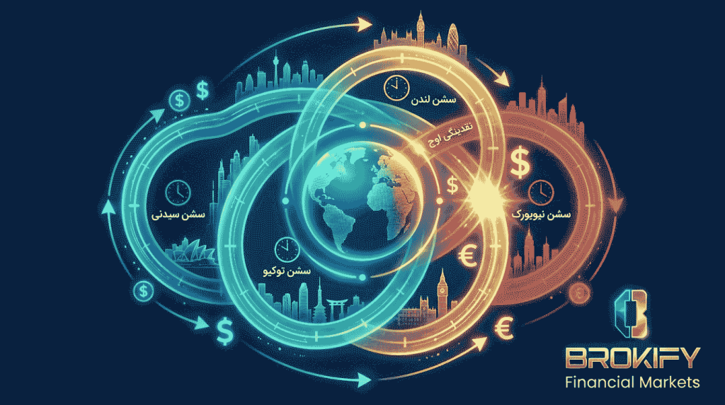 تفاوت فارکس و فیوچرز - سشن های معاملاتی