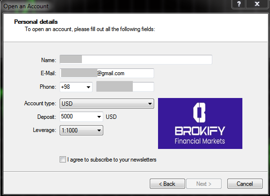 حساب دمو فارکس چیست؟ آموزش نحوه افتتاح حساب دمو - 6 حساب دمو فارکس - نحوه ایجاد حساب دمو (متا 4 - MT4) 3