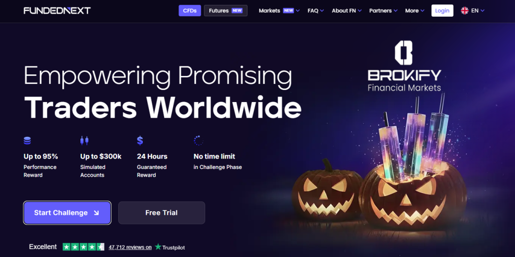 آموزش و بررسی پراپ فانددنکست (FundedNext) | مقایسه چالش ها و مراحل آن - 3 فانددنکست - صفحه اصلی