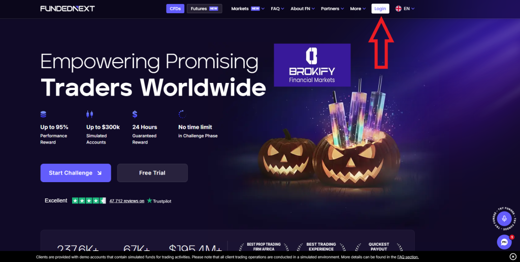 فانددنکست - نحوه انجام ثبت نام 1