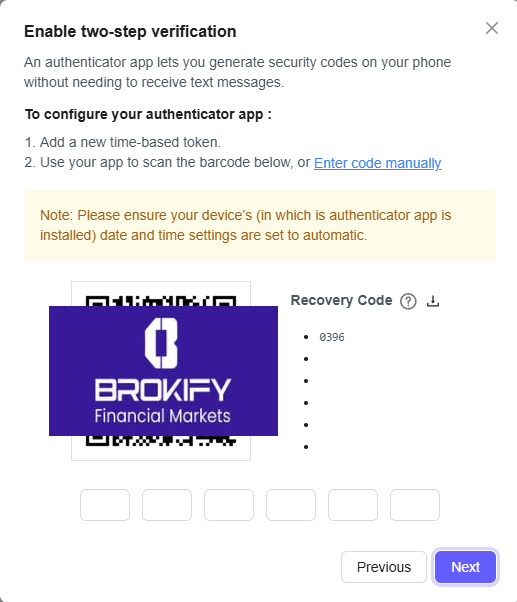فانددنکست - فعال کردن کد دو عاملی (google authenticator) 4